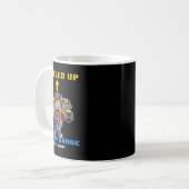 Mug Levelup 3e Grade Ck À l'école Amusant Gamer Garçon (Devant gauche)