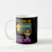 Mug Levelup Enseignant Ck À L'École Amusante Gamer Fil (Gauche)
