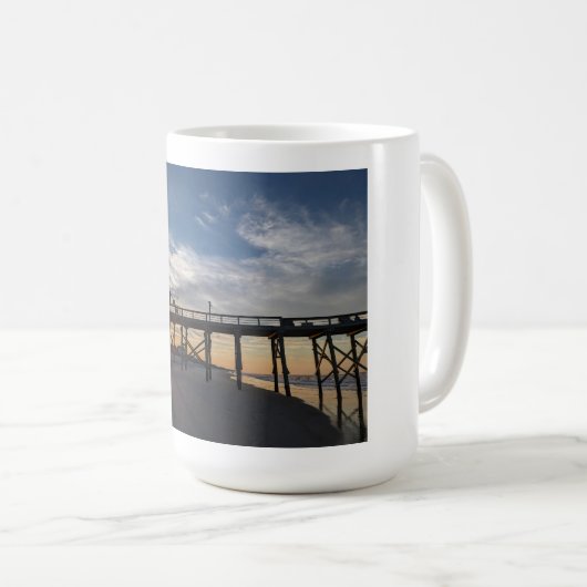 Mug Lever de soleil à la plage (Devant droit)