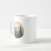 Mug Lever de soleil au-dessus des pics : une scène de (Devant gauche)