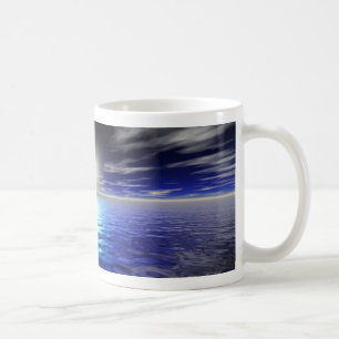 Mug Lever de soleil bleu