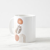 Mug Lever de soleil botanique moderne | Vibrations pos (Devant gauche)