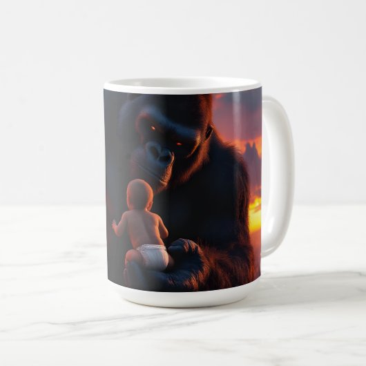 Mug Lever de soleil géant (Devant droit)