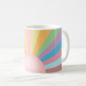 Mug Lever de soleil rose (Devant droit)