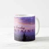Mug Lever de soleil rose - Great Smoky Mountains (Devant droit)