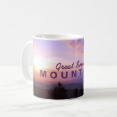 Mug Lever de soleil rose - Great Smoky Mountains (Devant gauche)