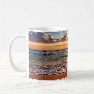 Mug Lever d'océan, horizon bleu profond.