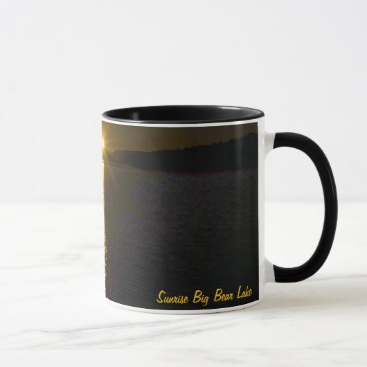 Mug Lever du soleil, Big Bear Lake CA (Droite)