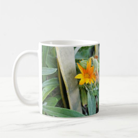 Mug Lever du soleil dans un pot : Fleur vibrante (Gauche)
