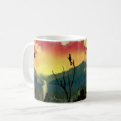 Mug Lever du soleil et premiers risques (Devant gauche)