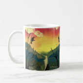 Mug Lever du soleil et premiers risques (Gauche)