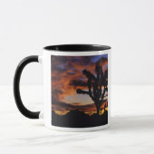 Mug Lever du soleil spectaculaire à Joshua Tree Nation (Gauche)