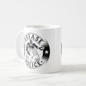 Mug Lever Police Hockey Goalie Netminder (Devant gauche)