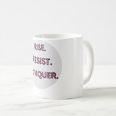 Mug Lever. Résister. Conquérir. (Devant droit)