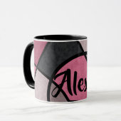 Mug Lever rose, abstrait (Devant gauche)