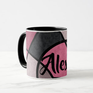 Mug Lever rose, abstrait