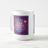 Mug Levez et commencez à suivre vos rêves (Devant gauche)