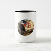 Mug Levez un verre à 250 ans de liberté. (Centre)