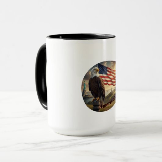 Mug Levez un verre à 250 ans de liberté. (Devant gauche)