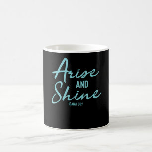 Mug Levez-Vous Et Brillez - La Bible Chrétienne Verse