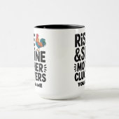 Mug Levez-vous et brillez, mères poulettes - Drôle de (Centre)