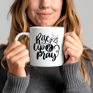 Mug Levez-Vous Et Priez Le Verbe De La Bible