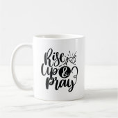 Mug Levez-vous et priez verset biblique (Gauche)