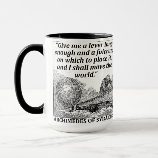 Mug Levier d'Archimède (Gauche)