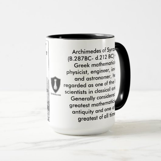 Mug Levier d'Archimède (Devant droit)