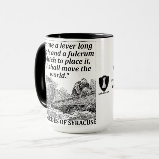 Mug Levier d'Archimède (Devant gauche)