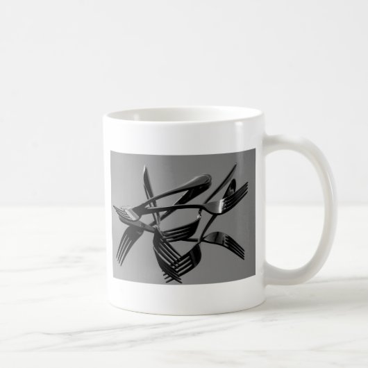Mug Lévitation de fourchette (Droite)