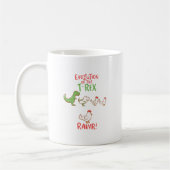 Mug L'Évolution De La Rive-T-Rex ! Dino Dino Dino Dick (Gauche)
