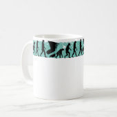 Mug L'évolution du vol à voile Hang Gliding (Devant gauche)
