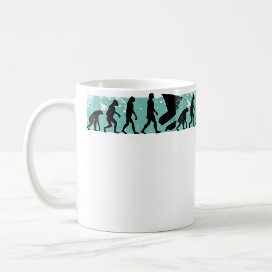 Mug L'évolution du vol à voile Hang Gliding (Gauche)