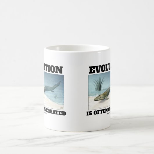 Mug L'Évolution Est Souvent Surévaluée Fishapod Tiktaa (Centre)