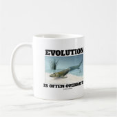 Mug L'Évolution Est Souvent Surévaluée Fishapod Tiktaa (Gauche)