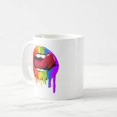 MUG LEVRES ARC-EN-CIEL (Devant gauche)