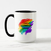 Mug Lèvres arc-en-ciel (Gauche)