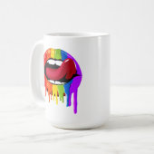 MUG LÈVRES ARC-EN-CIEL (Devant gauche)