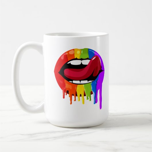 MUG LÈVRES ARC-EN-CIEL (Gauche)