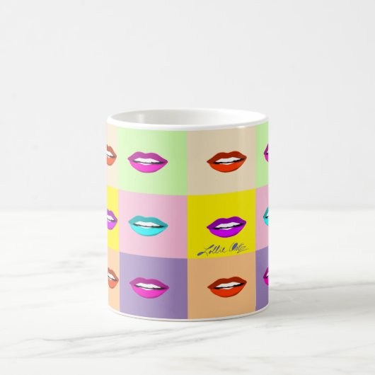 Mug Lèvres d'art pop (Centre)