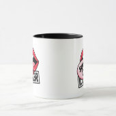 Mug Lèvres d'art pop rétro avec Sassy "Suck It Loser" (Centre)