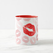 Mug Lèvres de rouge à lèvres (Centre)