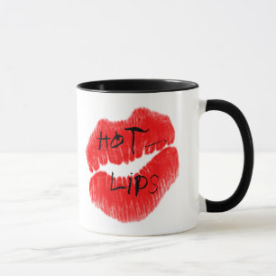 Mug Lèvres d'un rouge ardent