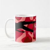 Mug Lèvres d'un rouge ardent de diva de roche VI (Gauche)