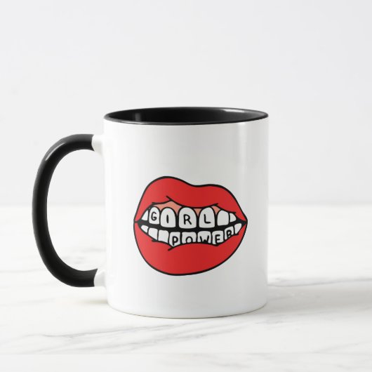 Mug Lèvres électriques pour filles (Gauche)