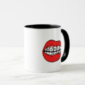 Mug Lèvres électriques pour filles (Devant droit)