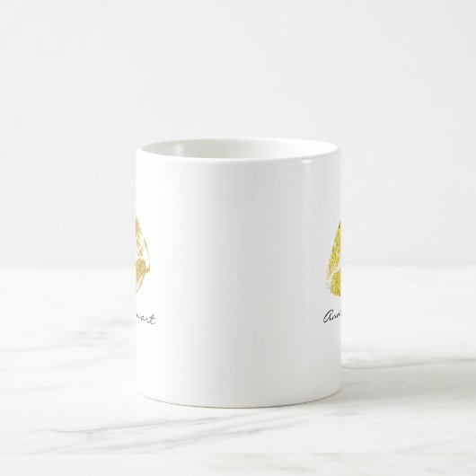 Mug Lèvres en or (Centre)
