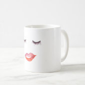 Mug Lèvres et cils (Devant droit)