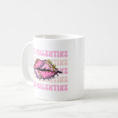 Mug Lèvres roses anti-Valentine (Devant gauche)